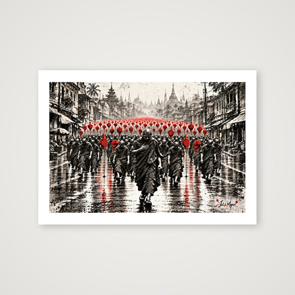 Enjoy the silence  — A4 (30×21cm, 12×8") Print only