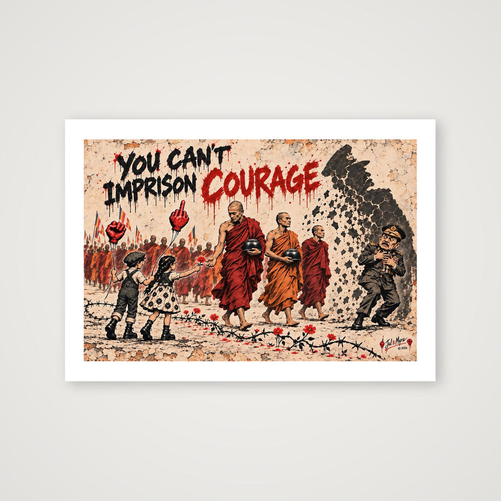 Courage — A4 (30×21cm, 12×8") Print only