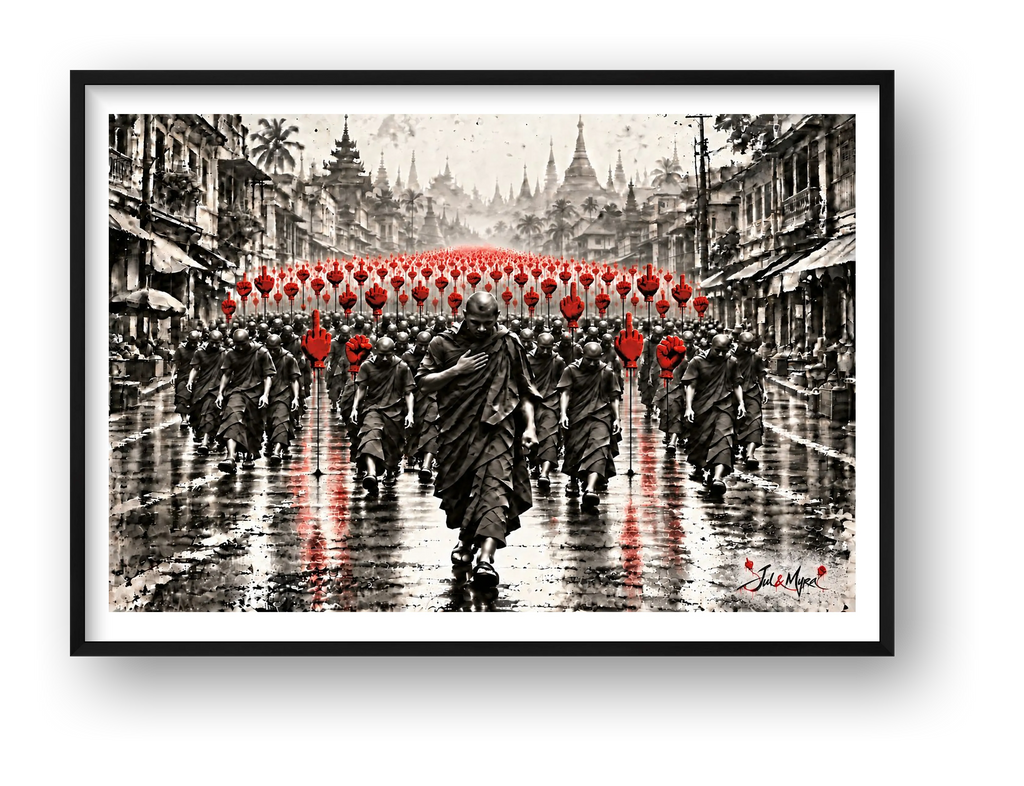 Enjoy the silence  — framed